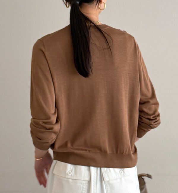  「シルクニットカーデ」|ニット・セーター|