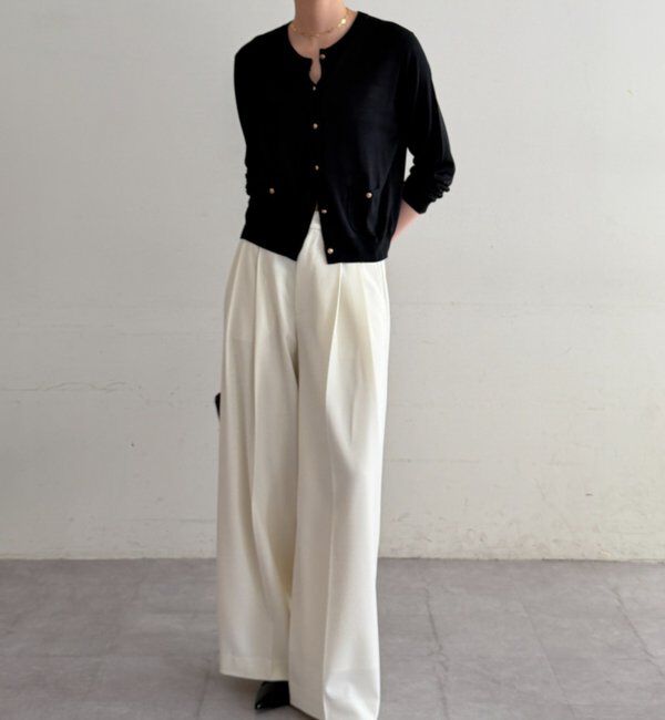  「シルクニットカーデ」|ニット・セーター|