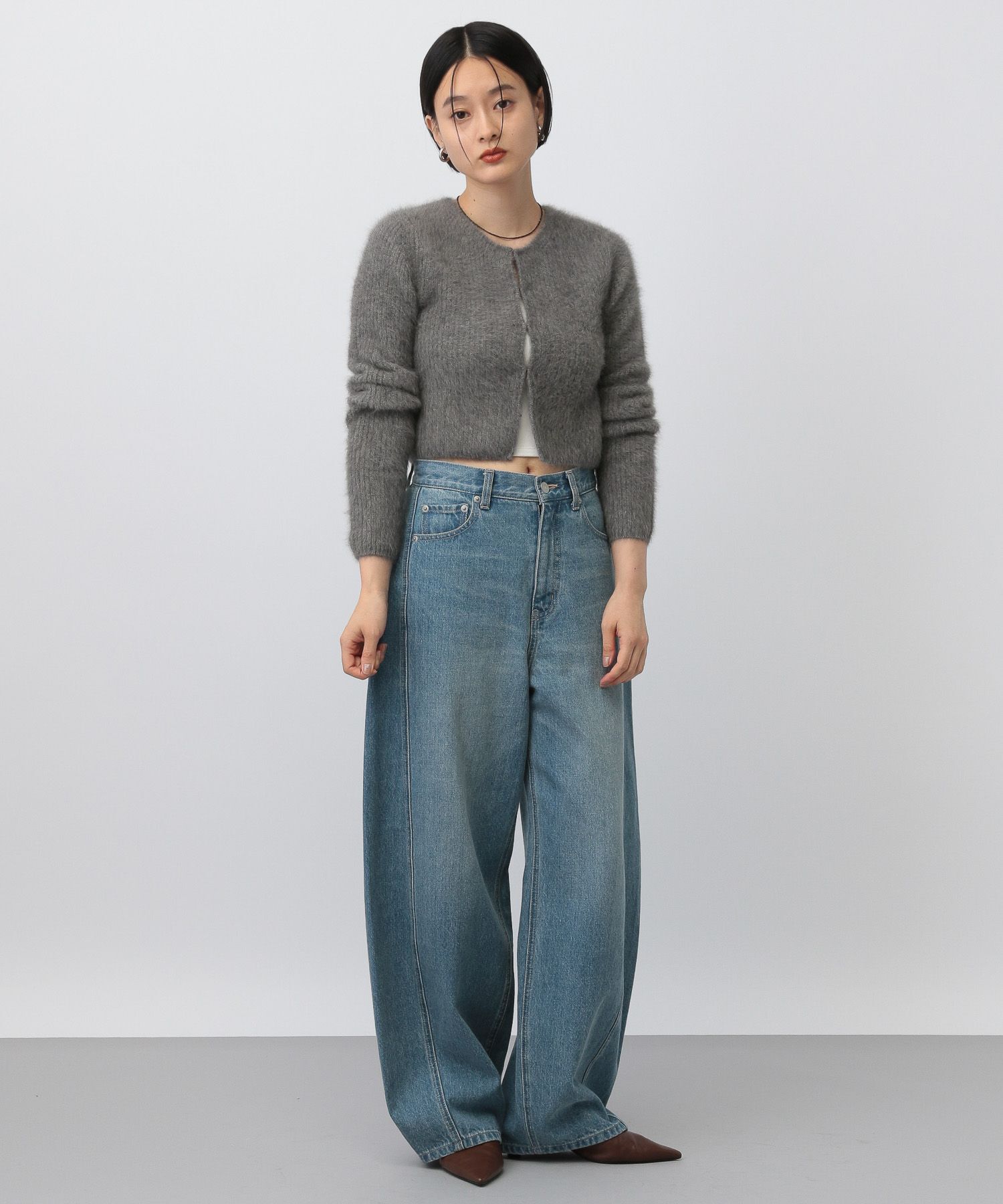 A part by 「フォックスカシミヤカーディガン」|ニット・セーター|