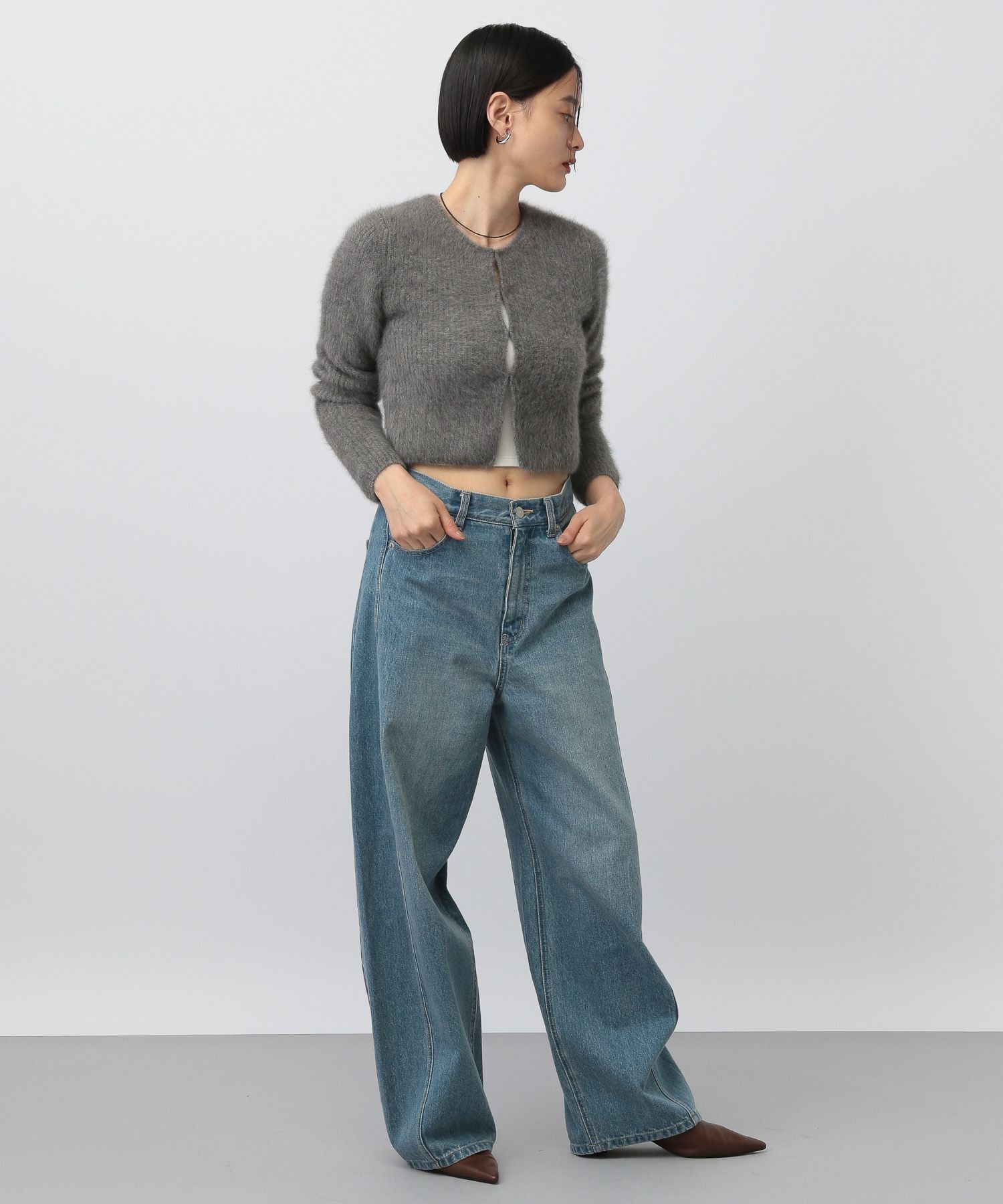 A part by 「フォックスカシミヤカーディガン」|ニット・セーター|