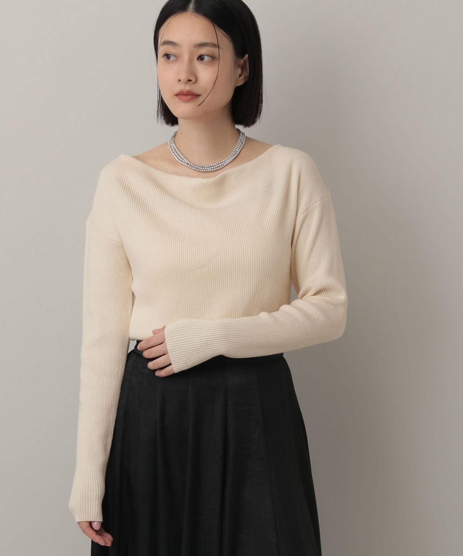 A part by 「ドレープニットプルオーバー」|ニット・セーター|