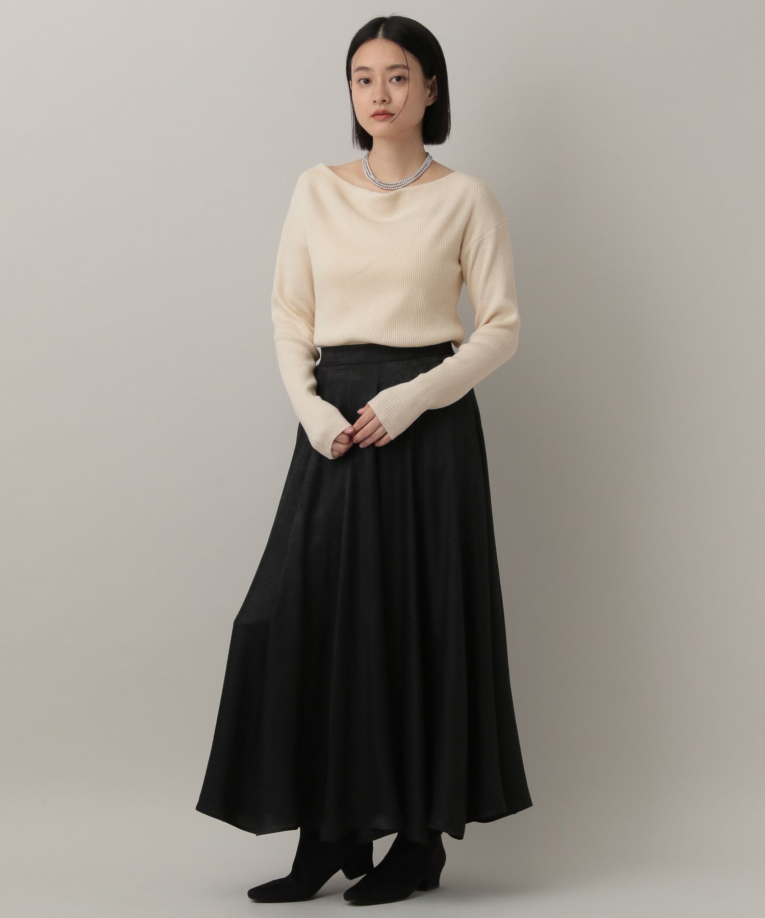 A part by 「ドレープニットプルオーバー」|ニット・セーター|