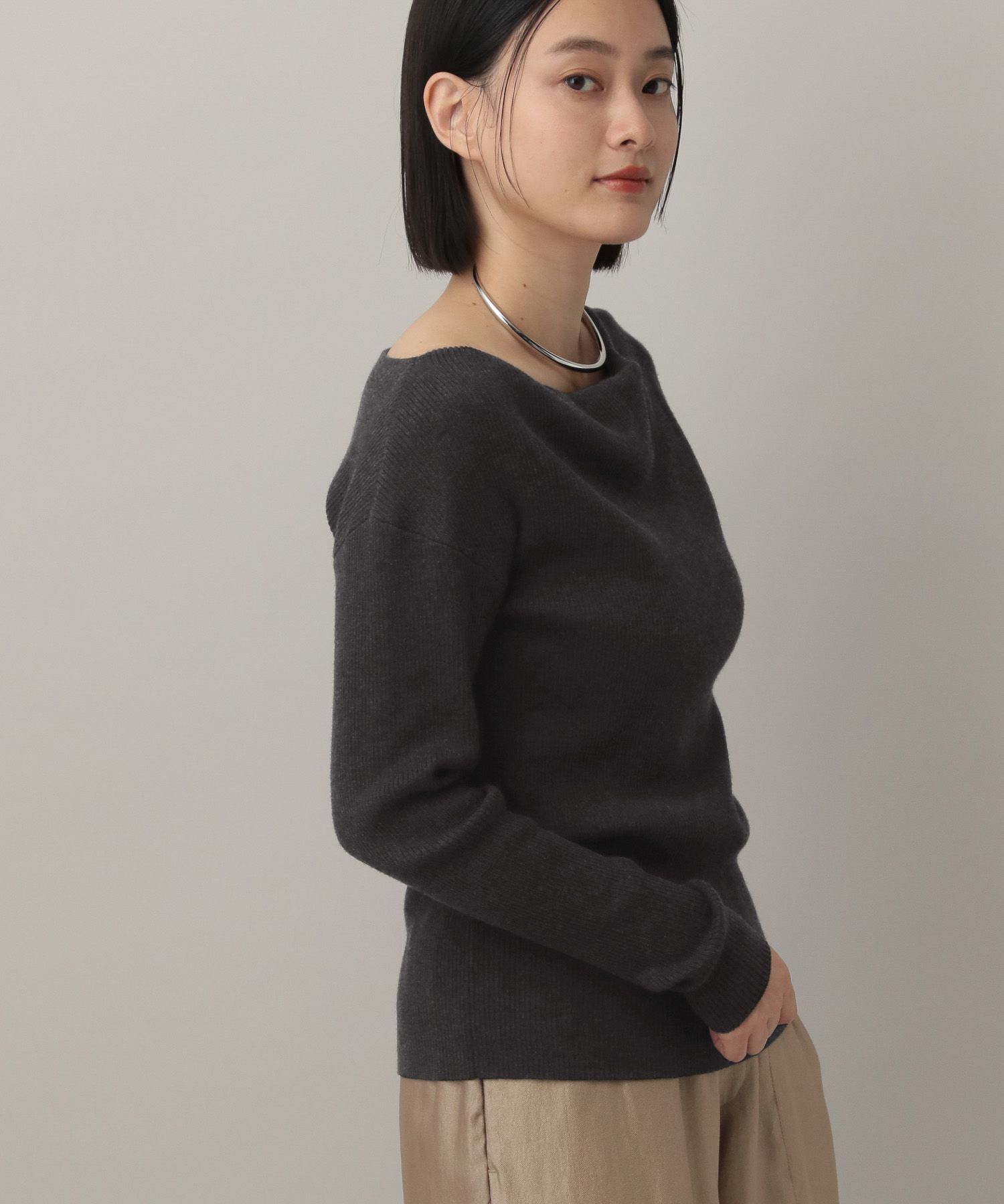A part by 「ドレープニットプルオーバー」|ニット・セーター|