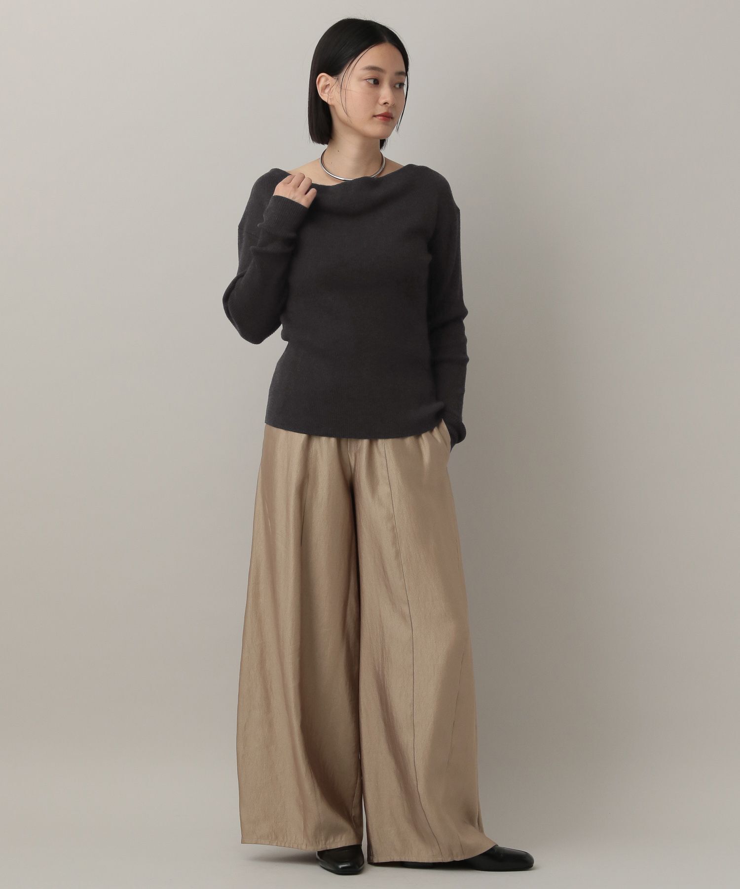 A part by 「ドレープニットプルオーバー」|ニット・セーター|