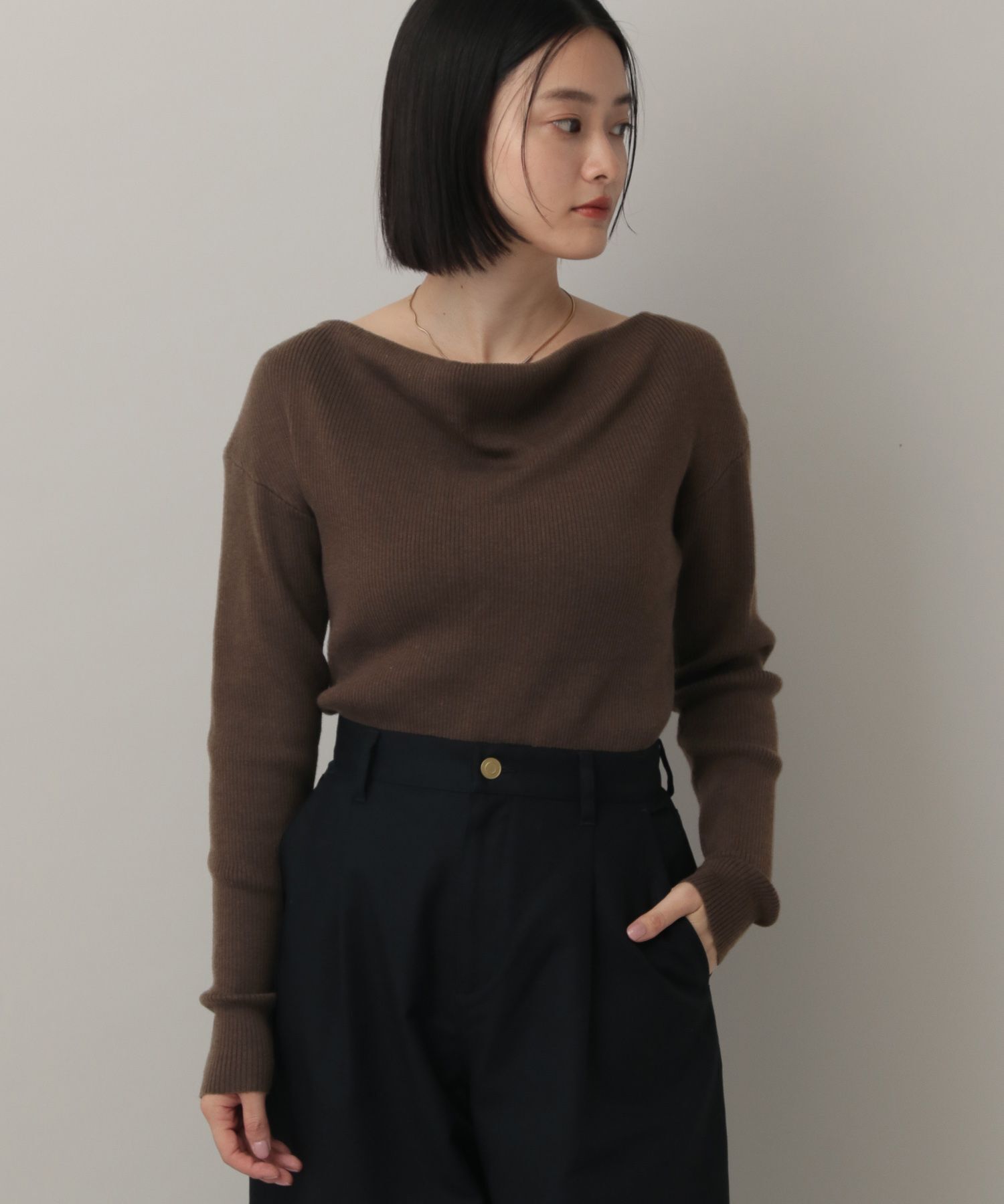 A part by 「ドレープニットプルオーバー」|ニット・セーター|