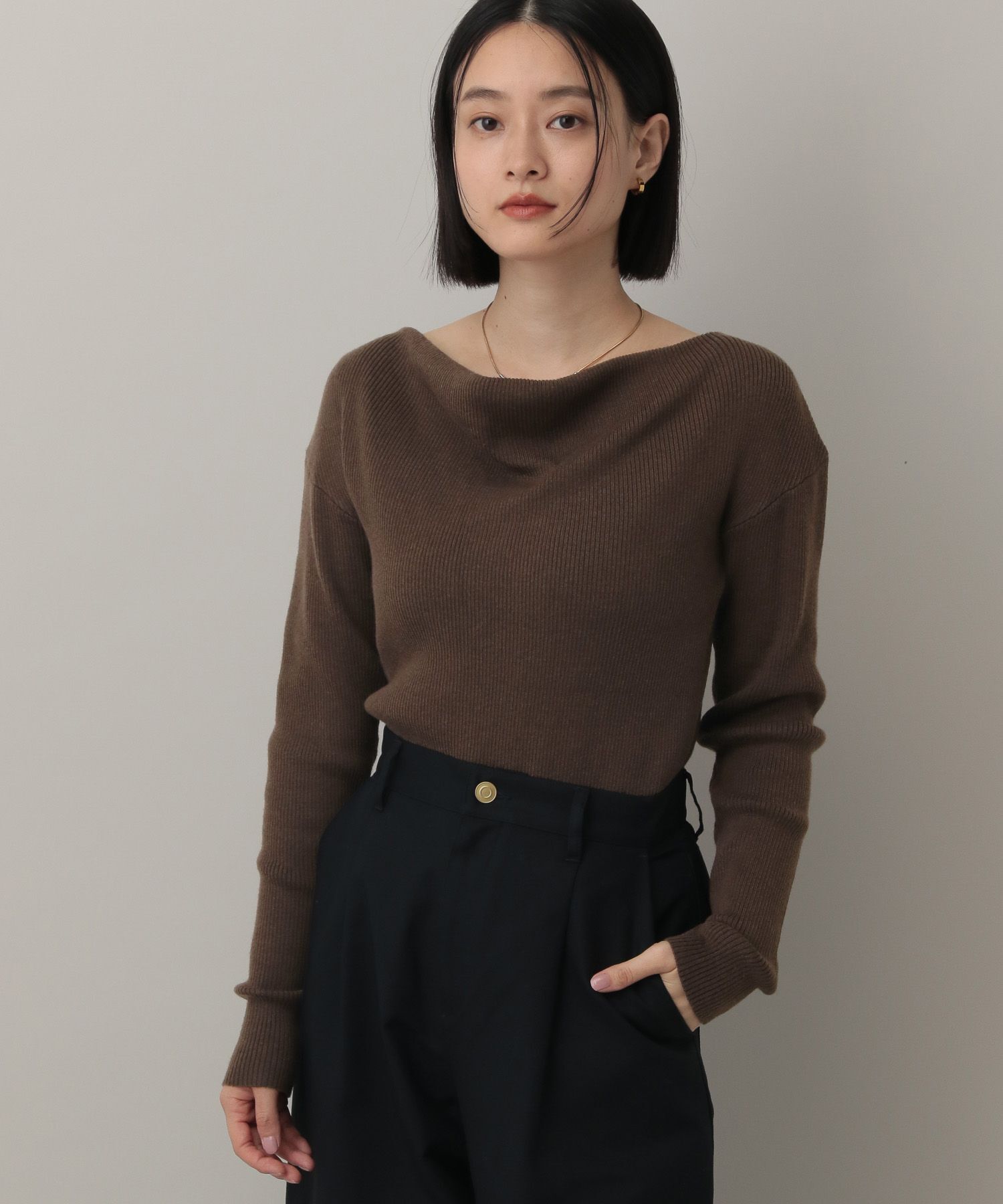 A part by 「ドレープニットプルオーバー」|ニット・セーター|