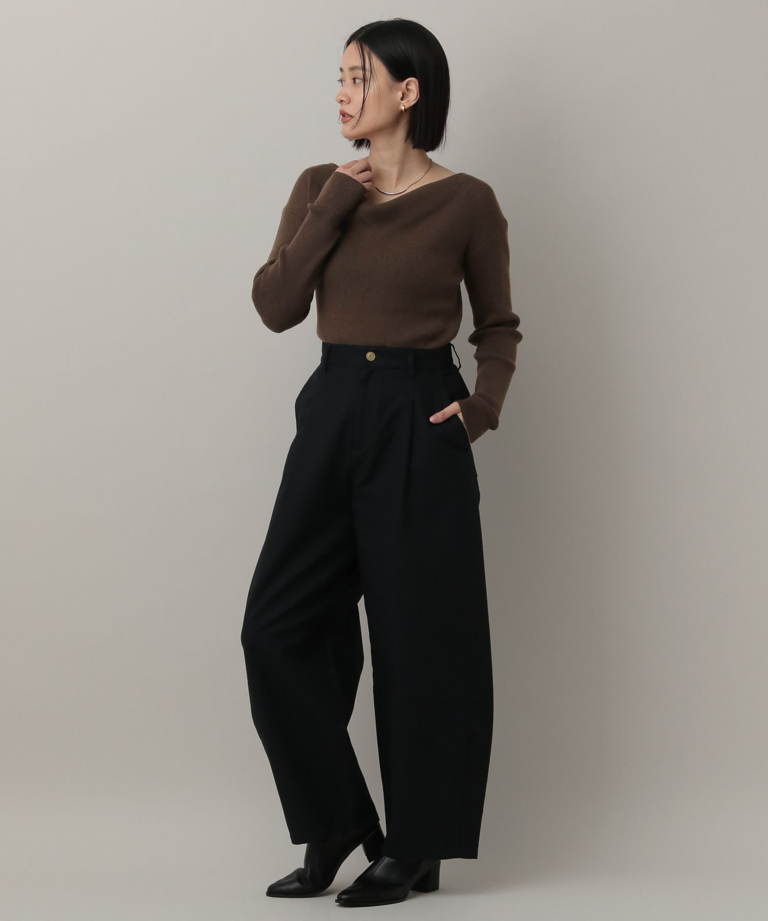 A part by 「ドレープニットプルオーバー」|ニット・セーター|