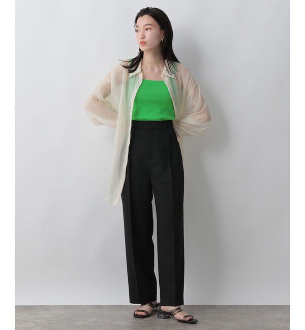 LOWRYS FARM「ソウバリスクエアタンクトップ」|ニット・セーター|