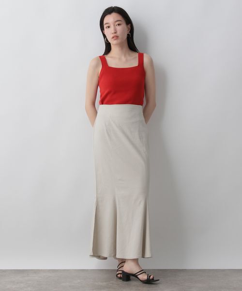 LOWRYS FARM「ソウバリスクエアタンクトップ」|ニット・セーター|