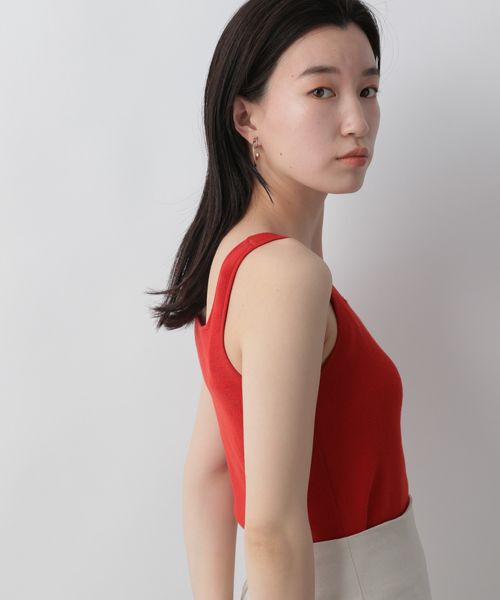 LOWRYS FARM「ソウバリスクエアタンクトップ」|ニット・セーター|