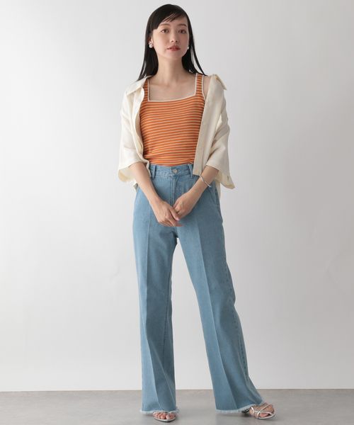 LOWRYS FARM「ソウバリスクエアタンクトップ」|ニット・セーター|