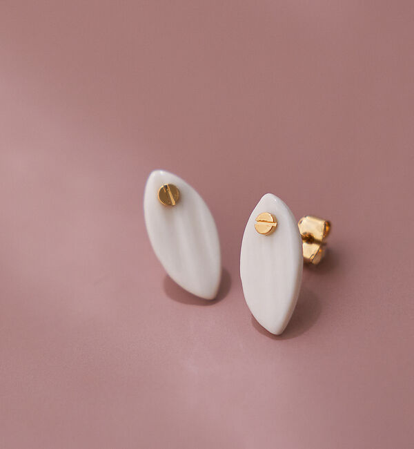 collex「【Vesna Garic/ヴェスナガリック】 ヴィッシーピアス ⅰ」|ピアス|ホワイト