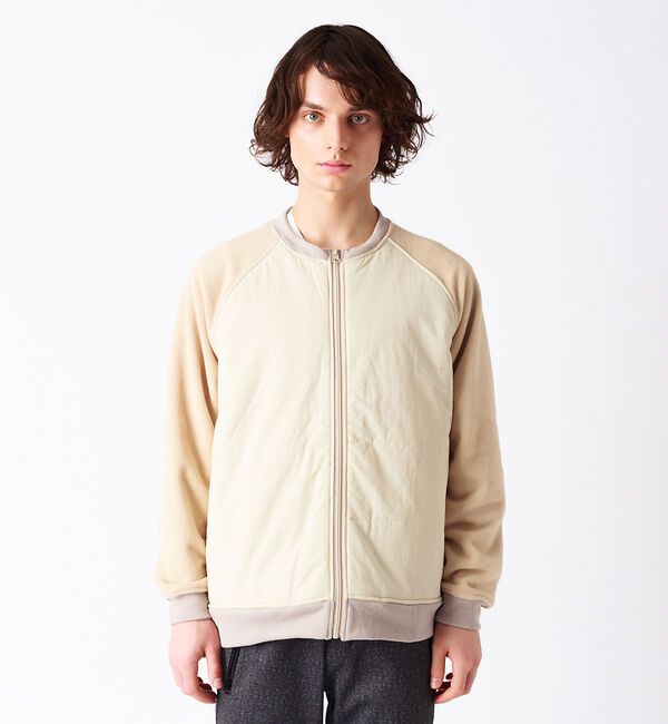 ABAHOUSE「フリースコンビ 中綿 ブルゾン」|ブルゾン・スタジャン|