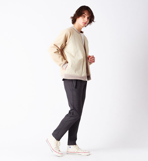 ABAHOUSE「フリースコンビ 中綿 ブルゾン」|ブルゾン・スタジャン|