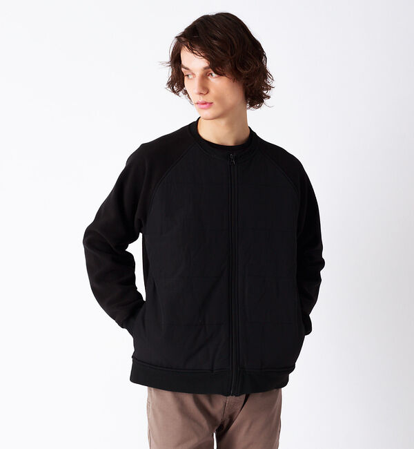 ABAHOUSE「フリースコンビ 中綿 ブルゾン」|ブルゾン・スタジャン|