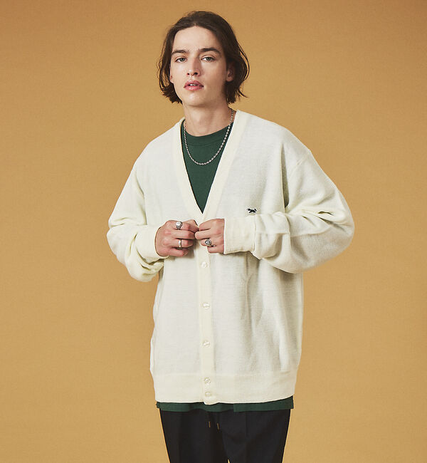 ABAHOUSE「【PENNEY'S】ペニーズ キツネ/ペニーズ フォックス/THE FOX CO」|カーディガン|ホワイト