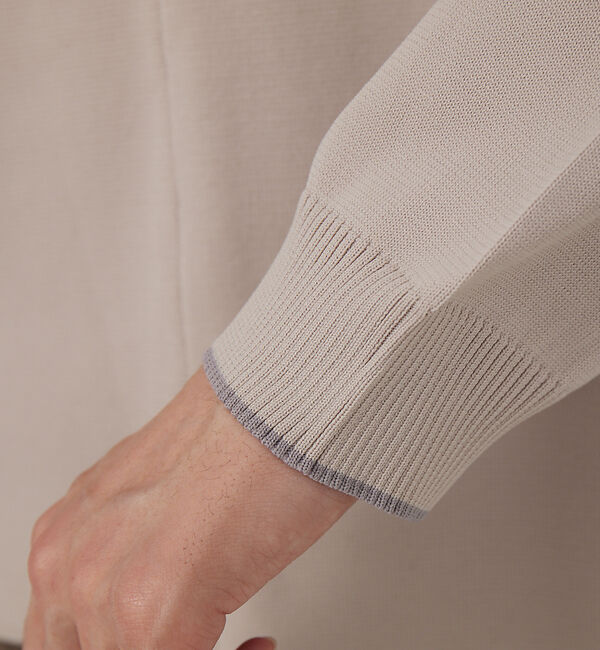 ABAHOUSE「【ナチュラルストレッチ】スキッパー ニットポロシャツ」|ポロシャツ|