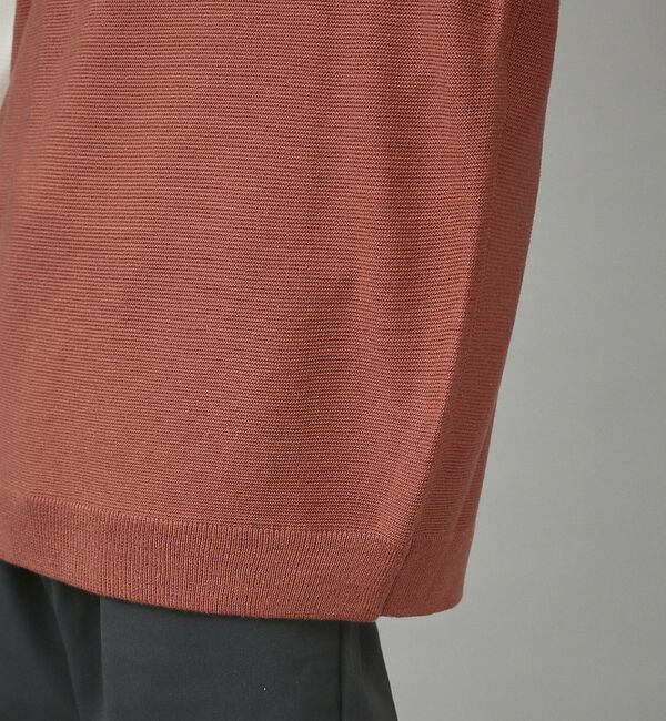 ABAHOUSE「PENNEYS /ペニーズ FOXワンポイントワッペン / Uネックベスト」|ニット・セーター|