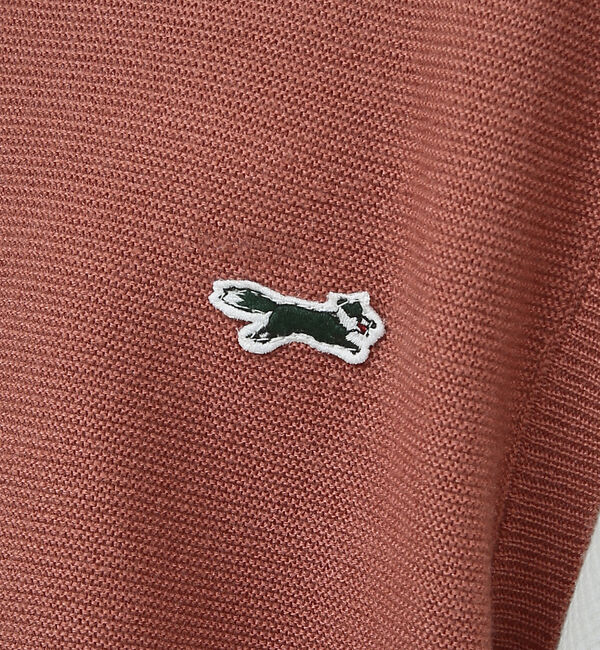 ABAHOUSE「PENNEYS /ペニーズ FOXワンポイントワッペン / Uネックベスト」|ニット・セーター|