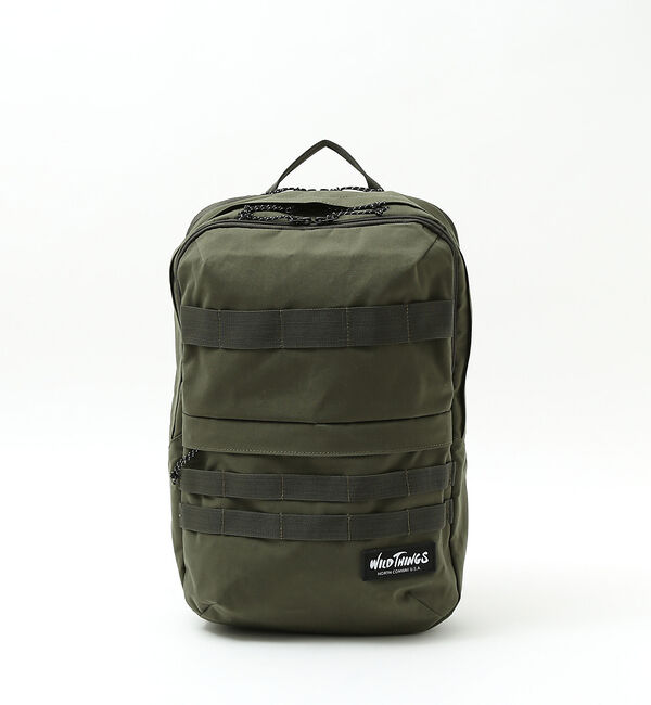 ABAHOUSE「【WILD THINGS/ワイルドシングス】ワンポイントロゴ スクエア型バックパ」|リュック|