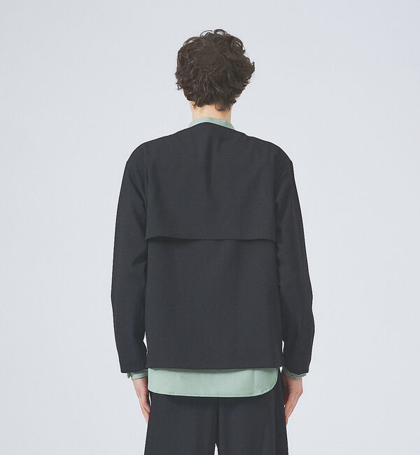 ABAHOUSE「【セットアップ対応】ノーカラー ジップ 　ブルゾン」|ブルゾン・スタジャン|