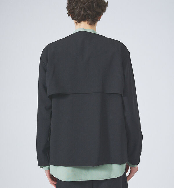 ABAHOUSE「【セットアップ対応】ノーカラー ジップ 　ブルゾン」|ブルゾン・スタジャン|