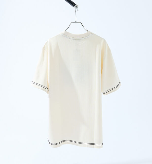 ABAHOUSE「【LACOSTE / ラコステ】ハンドステッチ風フレンチグラフィックTシャツ」|Tシャツ・カットソー|