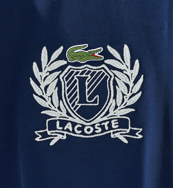 ABAHOUSE「【LACOSTE / ラコステ】ハンドステッチ風フレンチグラフィックTシャツ」|Tシャツ・カットソー|