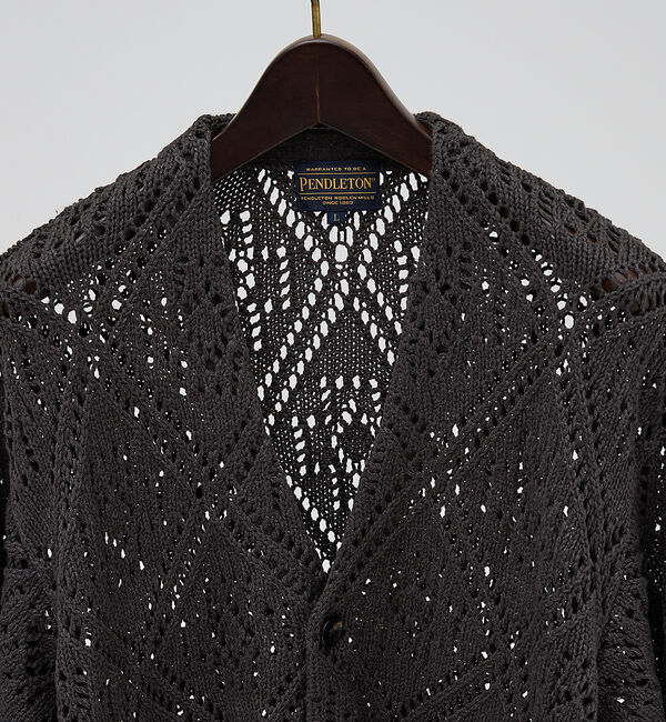 ABAHOUSE「【PENDLETON/ペンドルトン】Lace Stitch Cardigan/カ」|カーディガン|