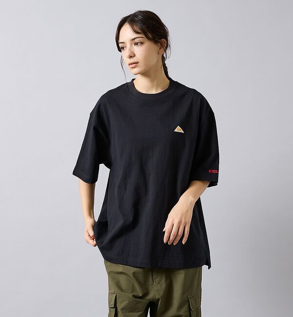 ABAHOUSE「【KELTY / ケルティ】Mini Logo T-Shirt / ミニロゴTシ」|Tシャツ・カットソー|ブラック
