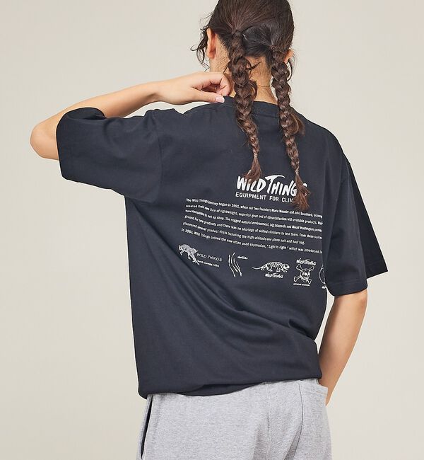 ABAHOUSE「【WILDTHINGS / ワイルドシングス】OLD ICONS TEE / オ」|Tシャツ・カットソー|ブラック