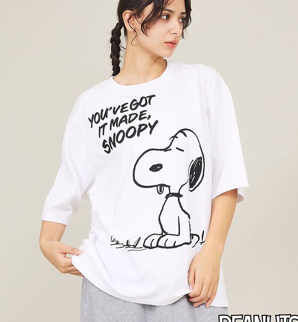 ABAHOUSE「【JOHNBULL/ ジョンブル】PEANUTS SNOOPY/ピーナッツスヌー」|Tシャツ・カットソー|ホワイト系その他1