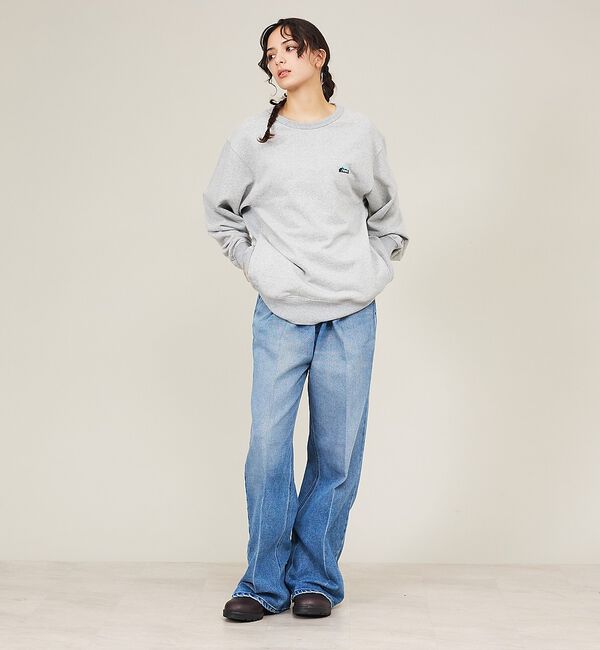 ABAHOUSE「【NANGA /ナンガ】ミニロゴ刺繍スウェット/ユニセックス【予約】」|スウェット・ジャージ|