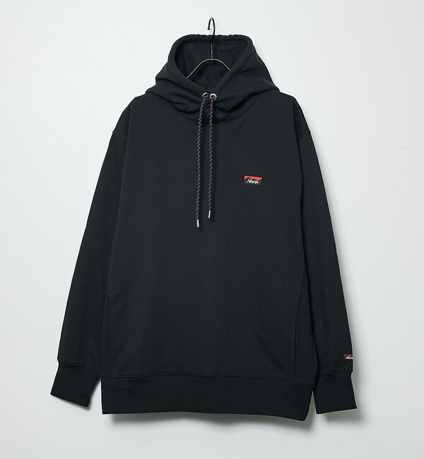 ABAHOUSE「【NANGA  /ナンガ】エコハイブリッド ミニボックスロゴ エンブロイダリー」|パーカー|