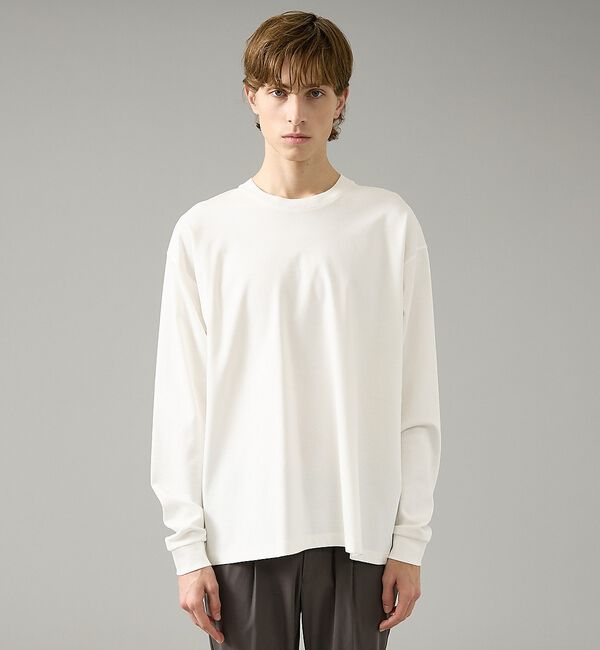 ABAHOUSE「コットンポンチ モダンフィット ロンT / オーバーサイズ【予約】」|Tシャツ・カットソー|