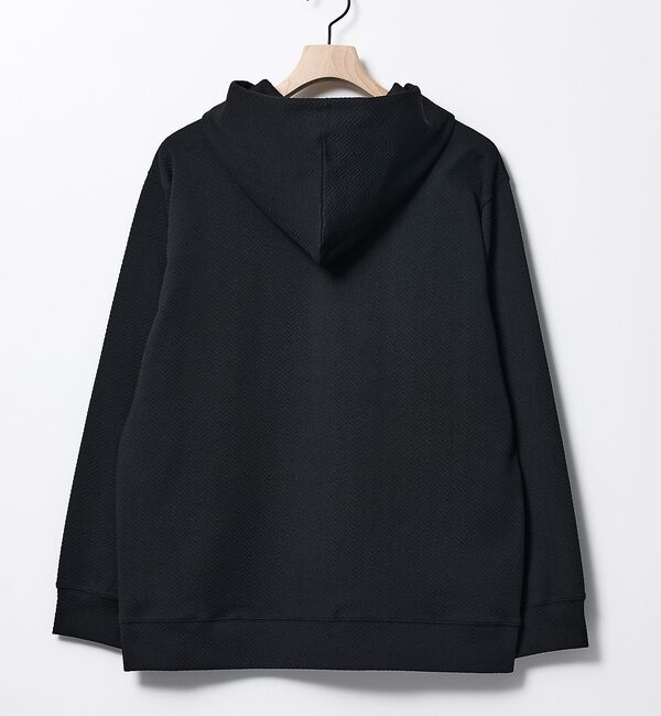 ABAHOUSE「ヘリンボーン ジャガード ジップパーカー【予約】」|パーカー|