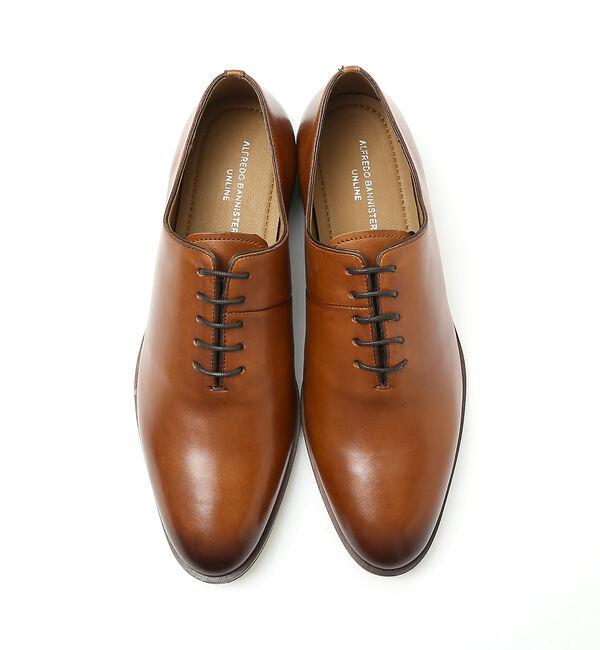 alfredoBANNISTER「【WEB限定】ホールカット 内羽根プレーントゥ ビジネスシューズ」|ビジネス・ドレスシューズ|