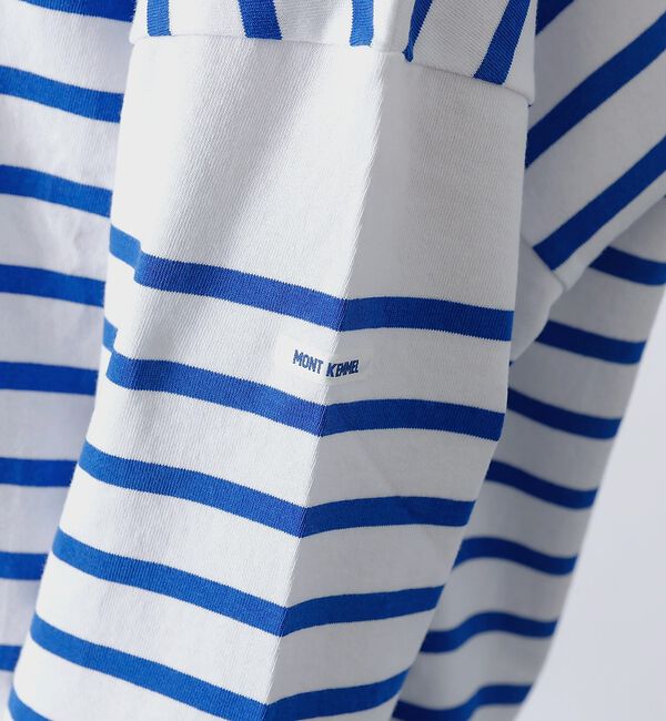Rouge vif「【MONT KEMMEL/モン ケメル】ワイドバスクシャツ / ボーダーロングス」|Tシャツ・カットソー|