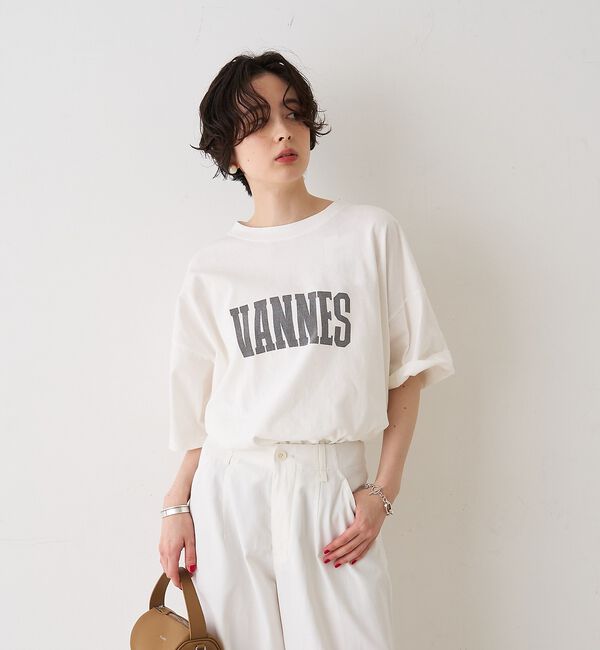 Rouge vif「【REMI RELIEF/レミレリーフ】別注 VANNES ロゴTEE/Tシャツ」|Tシャツ・カットソー|