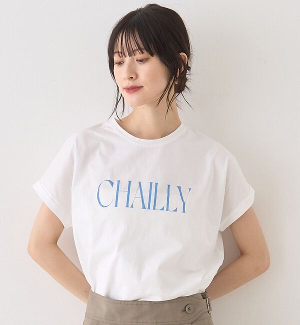 Rouge vif「【MICA＆DEAL/マイカ＆ディール】別注CHAILLY  TEE/ロゴTシャ」|Tシャツ・カットソー|ホワイト