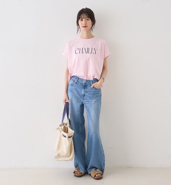 Rouge vif「【MICA＆DEAL/マイカ＆ディール】別注CHAILLY  TEE/ロゴTシャ」|Tシャツ・カットソー|
