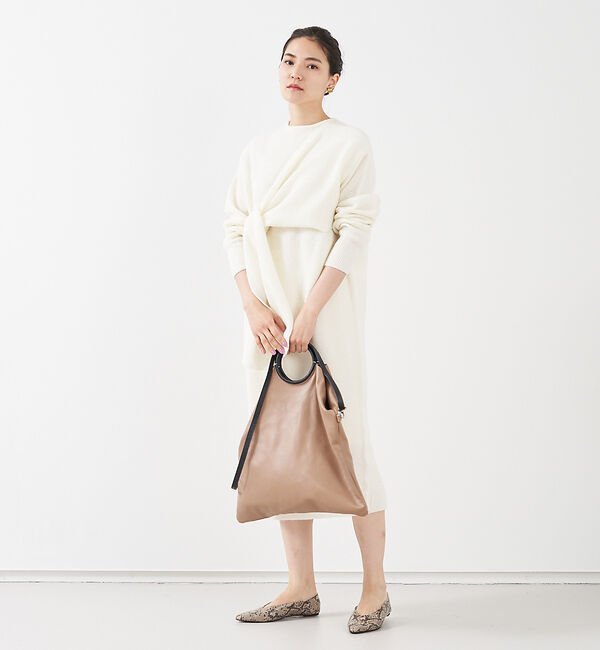 qualite「ブークレーリブニットワンピース」|ワンピース|