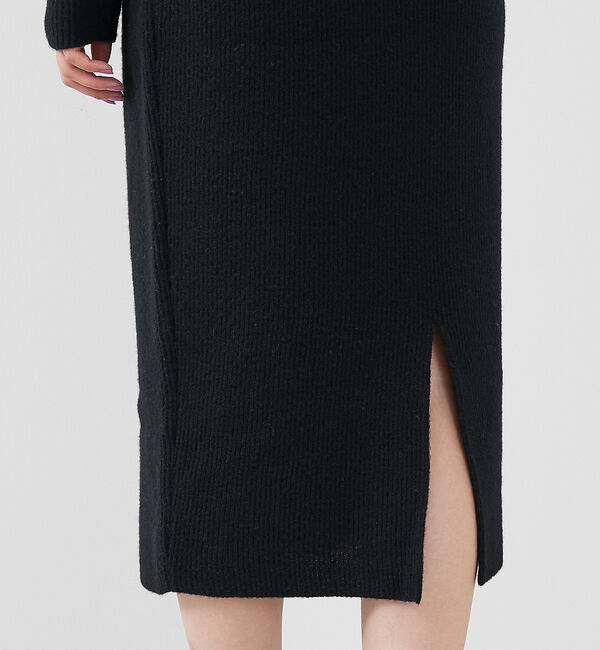 qualite「ブークレーリブニットワンピース」|ワンピース|