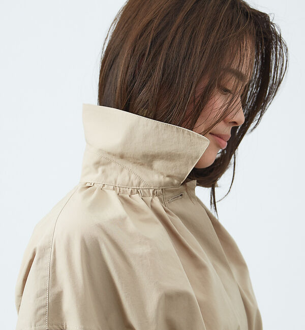 qualite「2WAYコートワンピース」|ステンカラーコート|