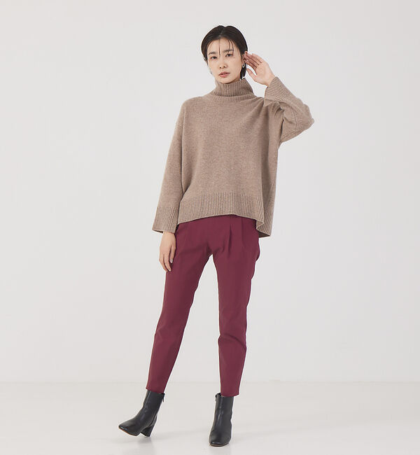 qualite「【新色登場】【WEB限定販売】ストレッチ2タックパンツ」|その他|