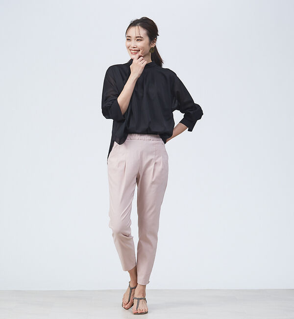 qualite「【新色登場】【WEB限定販売】ストレッチ2タックパンツ」|その他|