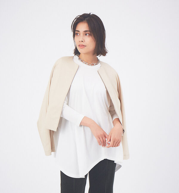 qualite「ポンチフォルムブルゾン」|ブルゾン・スタジャン|