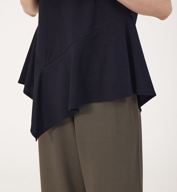 qualite「ペプラムフレアカットソー」|Tシャツ・カットソー|