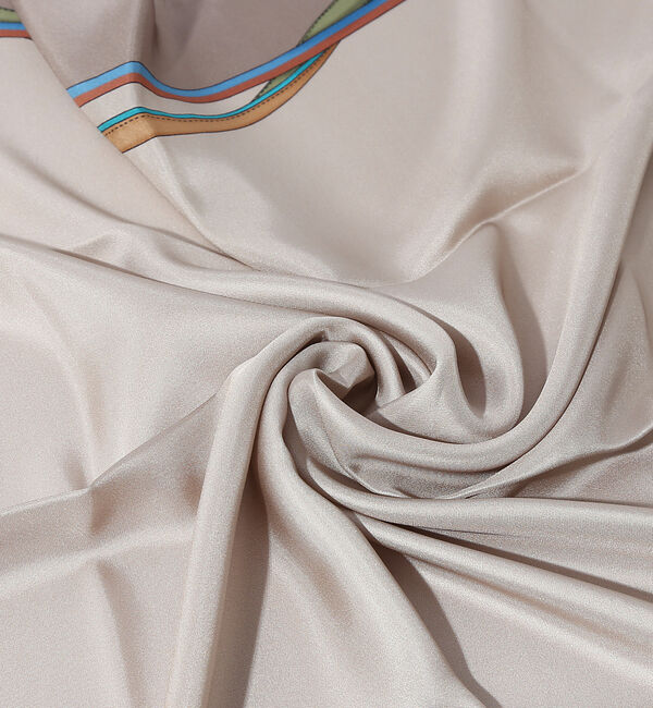 qualite「【AD&C】ツイルシルクスカーフ」|バンダナ・スカーフ|