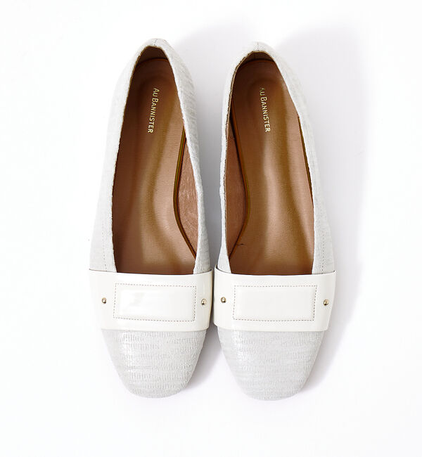 AU BANNISTER「ソフトレザー フラットパンプス」|パンプス|